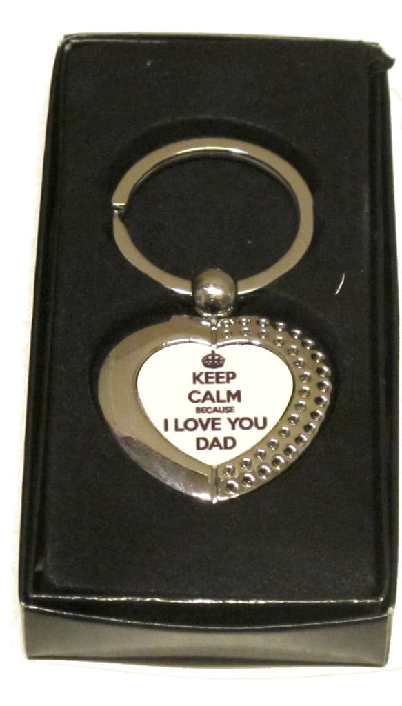 NYCKELRING -Keep calm I love you dad