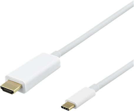Deltaco USB-C Till HDMI-kabel - 3 meter