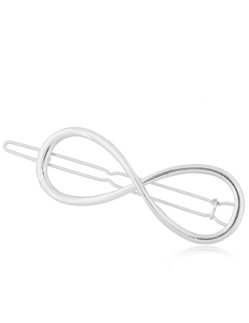 Hårklämma/Hårspänne Infinity (silver)