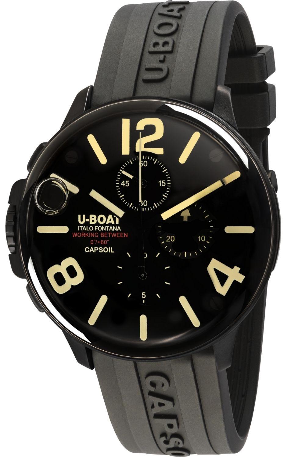 U-boat capsoil chrono dlc 8109 Mens Swiss quartz watch