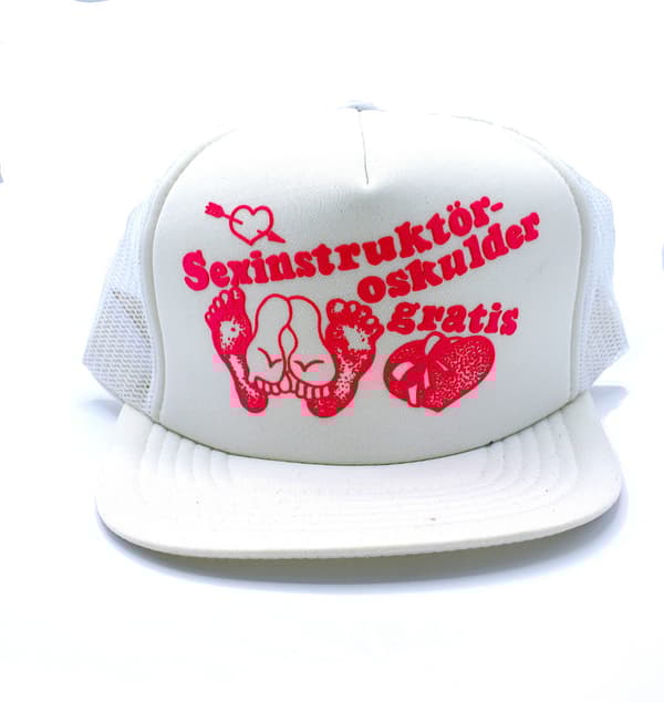 Truckerkeps - "Sexinstruktör, Oskulder gratis"