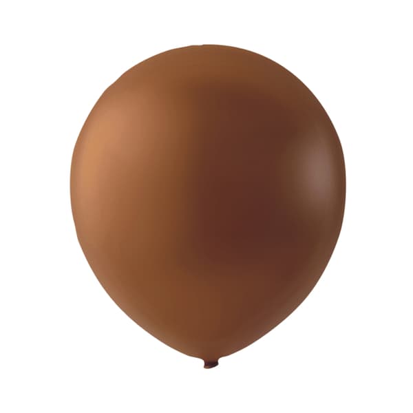 Mix af balloner 12 stk brun, gul, rød, grøn, lyserød og blå - 30 cm / 12"