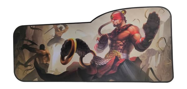 Lee Sin Leugue of legends XL E-sport keyboardmusmatta,73x33/28cm