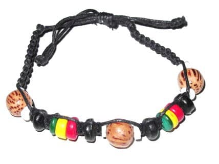 Rasta perle armbånd
