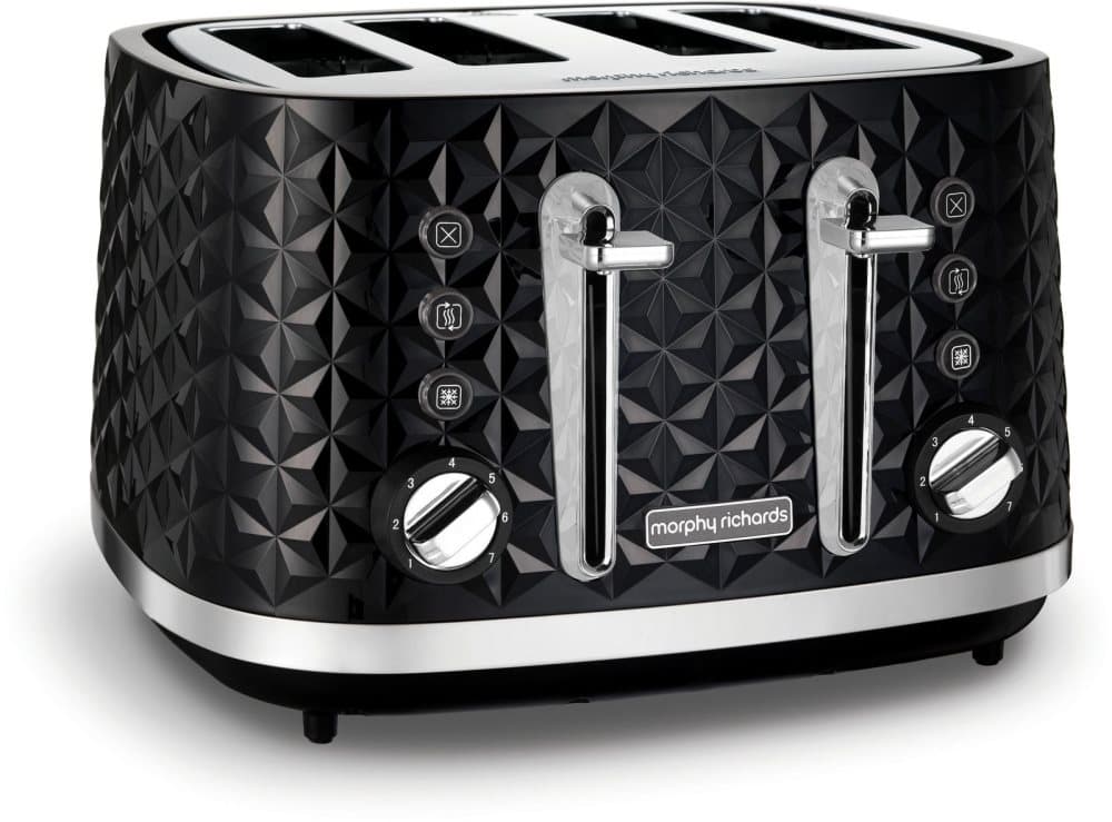 Morphy Richards MORPHYRICHARDS Brödrost Vector 4 skivor Svart