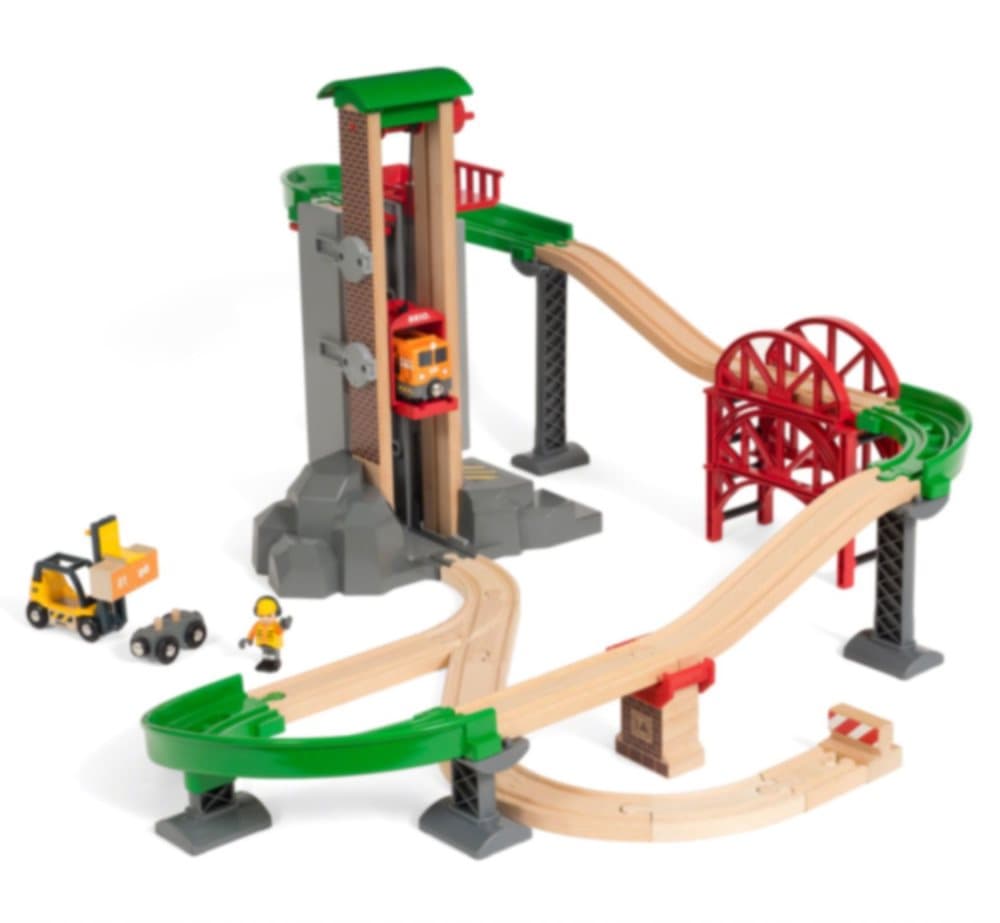 Brio 33887 Set med hisschakt & bro.