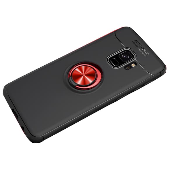 Robust Skyddsskal med Ringh�llare till Samsung Galaxy S9