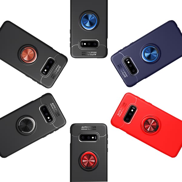 Samsung Galaxy S10 Plus - Karbon Design Skal Ringhållare