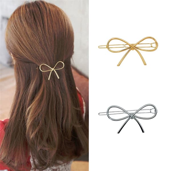 Hairpins Metal Bow Knot Hair Barrettes