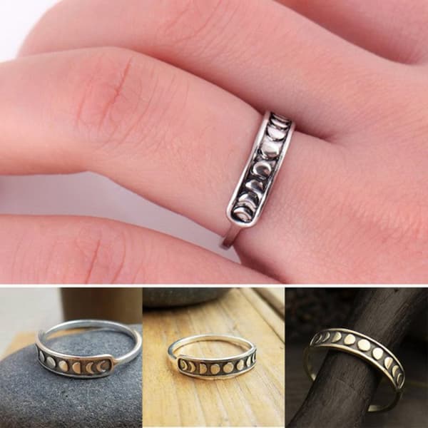 Ring - Moon - Phases - 2 Sizes