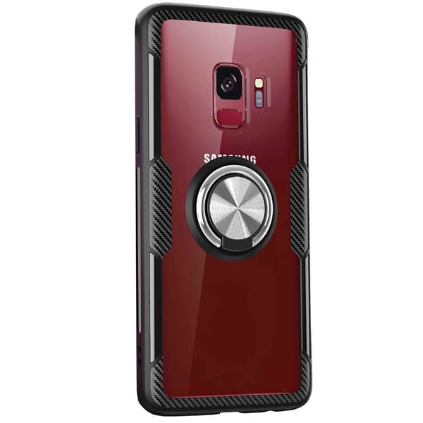 Skal med Ringhållare - Samsung Galaxy S9 Plus