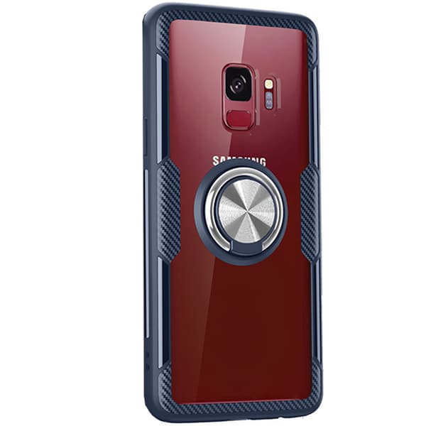 Skal med Ringhållare - Samsung Galaxy S9 Plus
