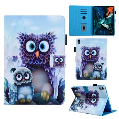 Trolsk Standing Case - Crazy Owls (iPad Pro 11 (2018))