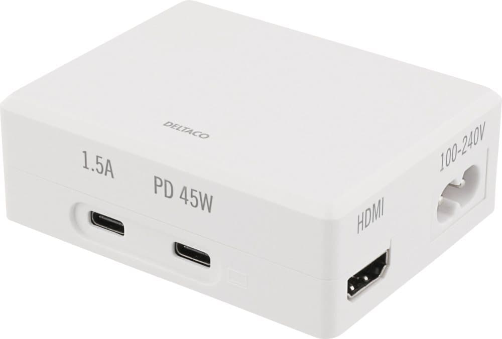 Deltaco USB-C Power Hub Dockningsstation