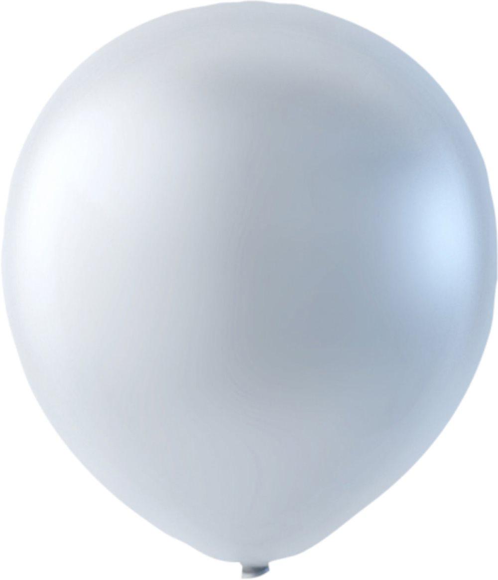 100 stk latex balloner Perlehvid - 30 cm / 12"