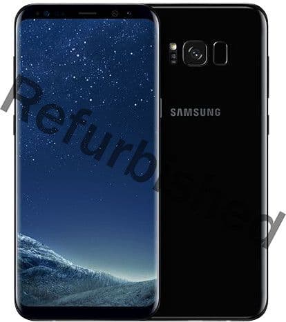 Samsung Galaxy S8, Refurbished, 64GB, 4GB RAM, 12MP, microSD, Svart