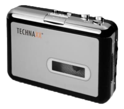 Technaxx digital omvandlare för kassettband, 64-320 kbps, silver