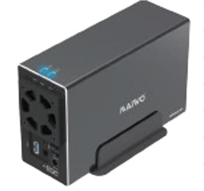 USB 3.1 Gen2 Externt hårddiskkabinett till 3.5" hårddiskar