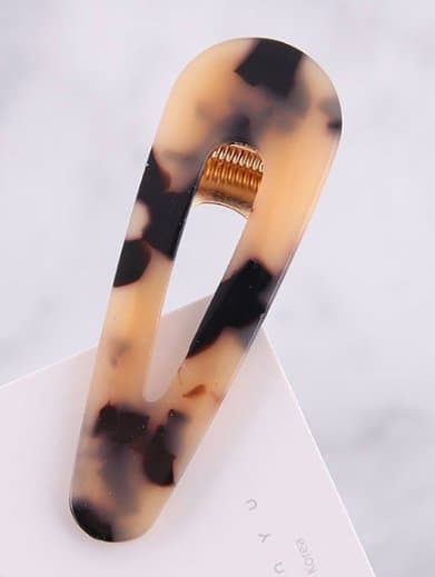 Hårspänne Pearly (beige/svart)