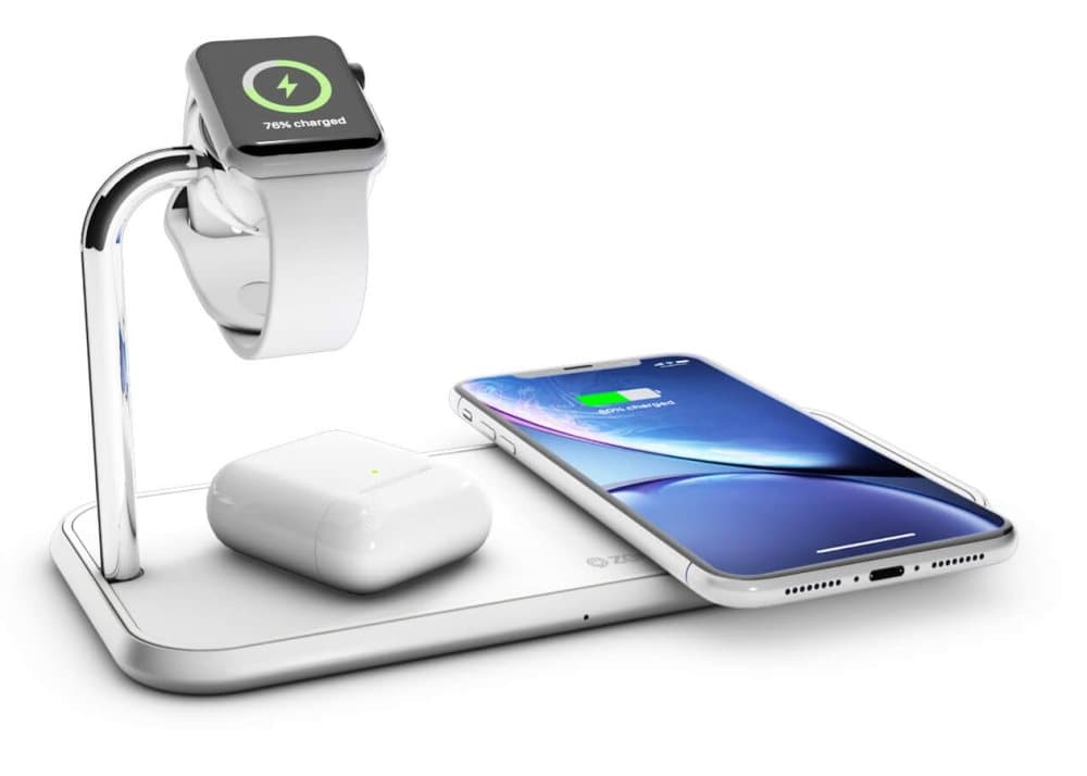Zens Dual+Watch Aluminium Wireless Charger
