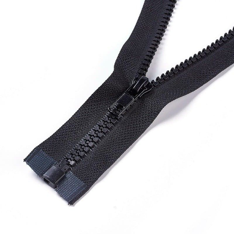 Dragkedja 75cm Delbar Svart