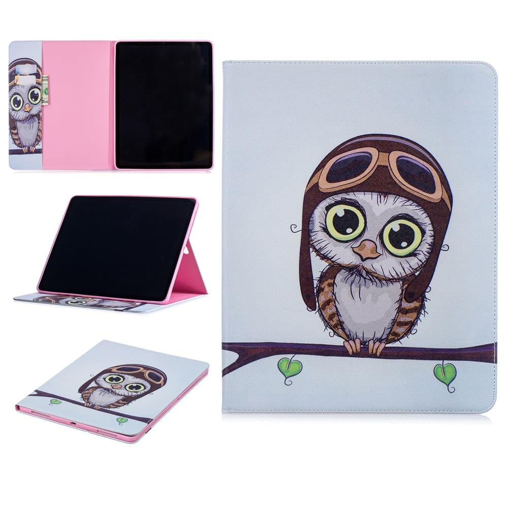 Trolsk Cute Wallet Folio - Cute Owl (iPad Pro 12,9 (2018))