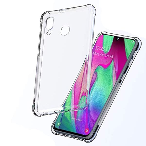 Samsung Galaxy A40 - Extra Tjocka Hörn Silikonskal