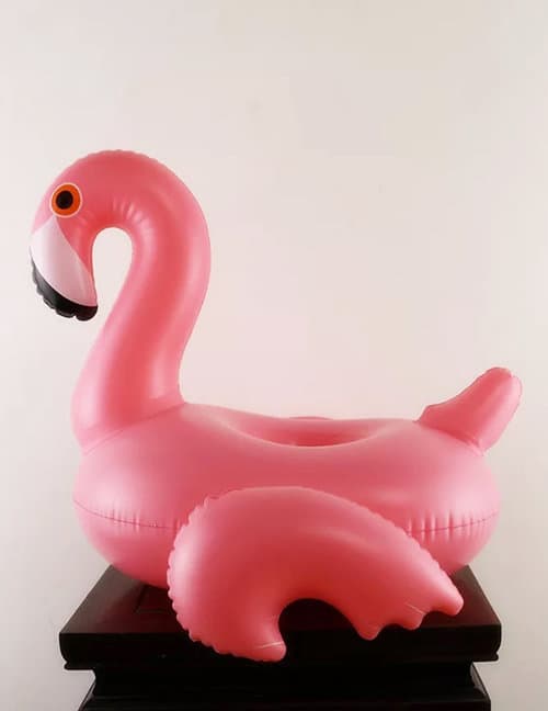 XL Dryckeshållare Flamingo (uppblåsbar)