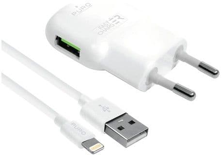 Puro Väggladdare 12W 1USB-A lightningkabel