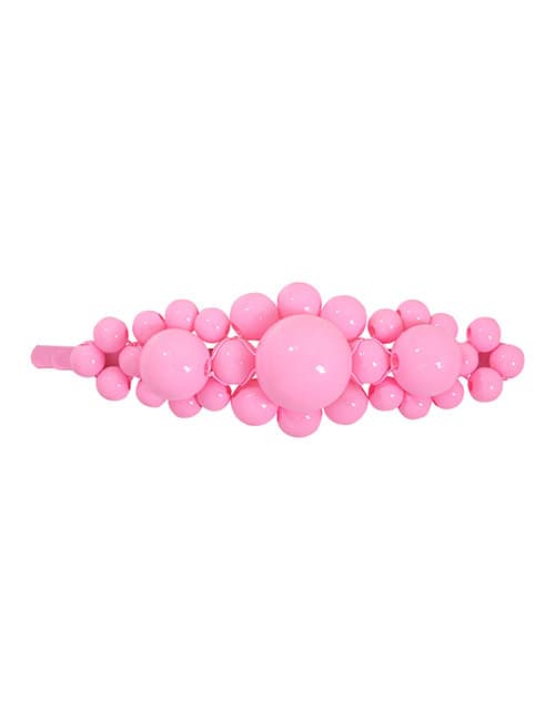 Hårklämma Beaded Hairclip (rosa)