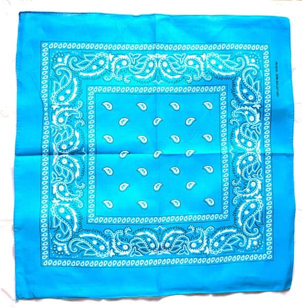 BLÅ TURKOS PAISLEY BANDANA