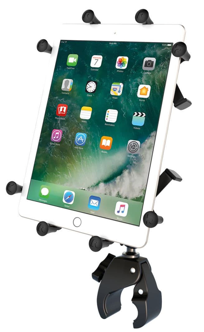 RAM Mount X-Grip med Tough-Claw & Roto-View (iPad)