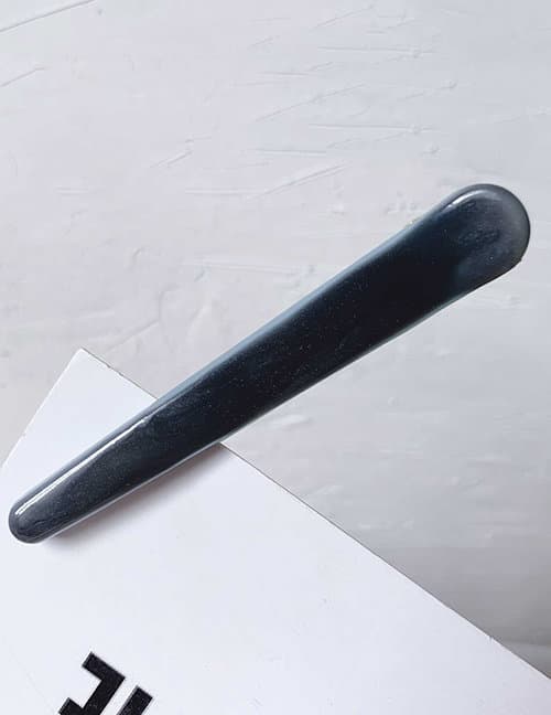 Hårklämma Slim (mörkgrå)