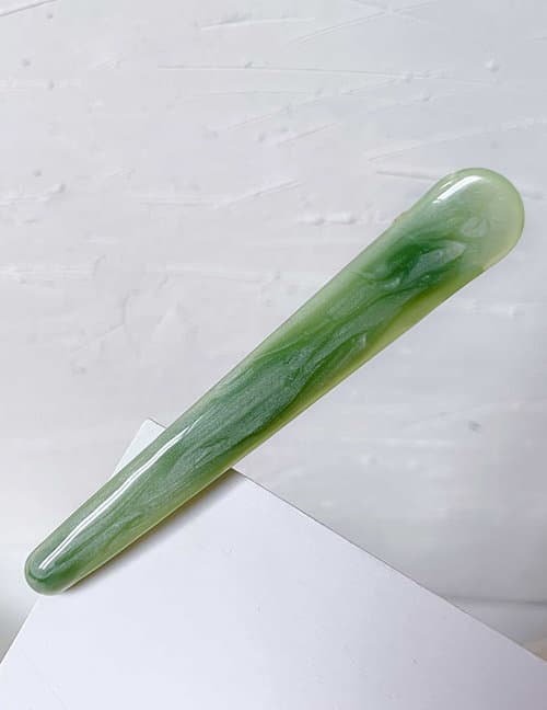 Hårklämma Slim (grön)