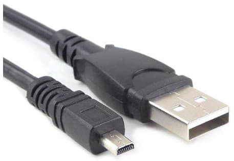 USB-kabel för Panasonic Nikon Olympus 8-pin