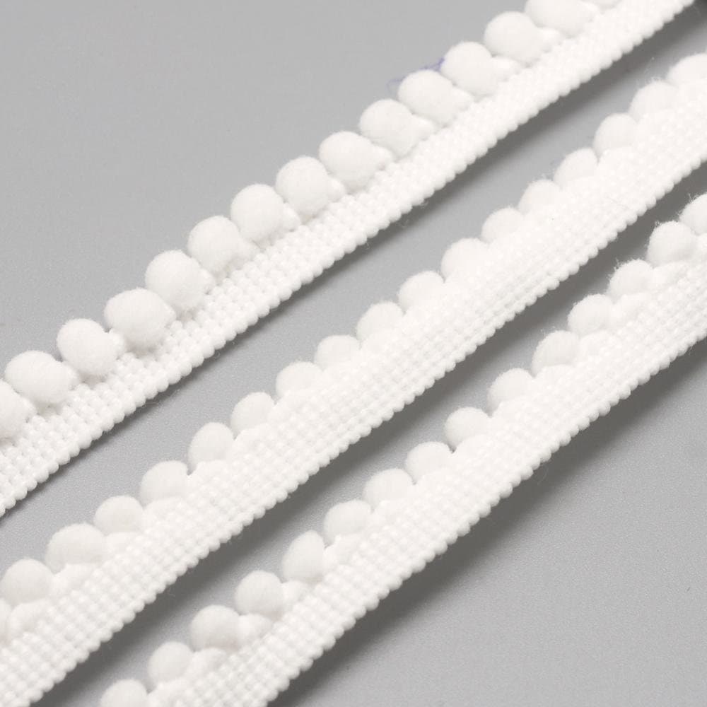 5 meter Bollfrans 15mm Vit