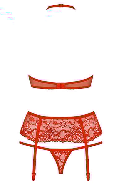 Obsessive 838-SEG-3 3 pcs set Red