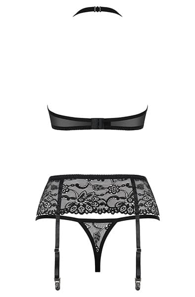 Obsessive 838-SEG 3 pcs Set Black