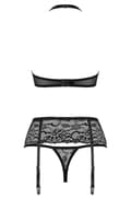 Miniatyrbilde 4 av 5: Obsessive 838-SEG 3 pcs Set Black