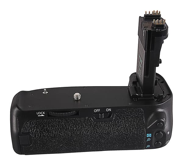 Batterigrepp för Canon BG-E14H EOS 70D 80D LP-E6 med fjärrkontroll
