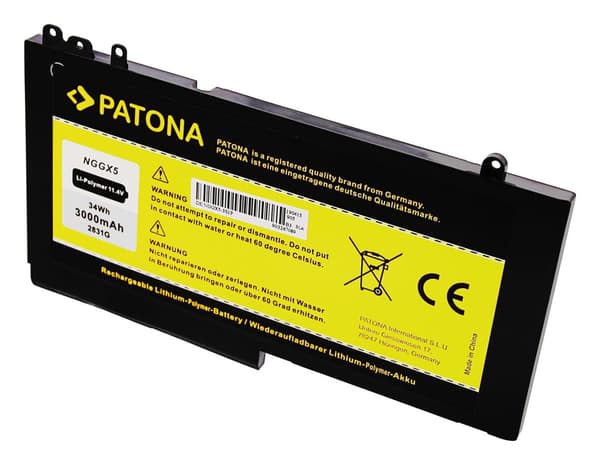 Batteri för Dell Latitude E5270 E5470 E5570 NGGX5 3000mAh