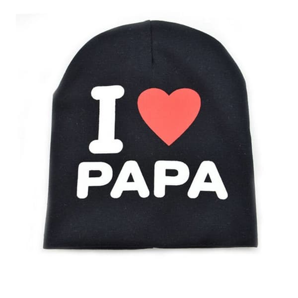 Barn Mössa - Jag älskar PAPPA-mönster
