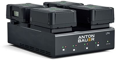 ANTONBAUER Battery Charger LP4 Quad V-Mount Charger