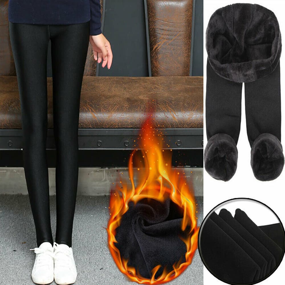 Fodrade Vinter Leggings Stretch