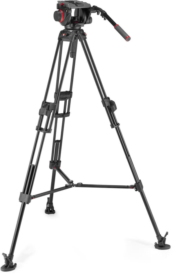 MANFROTTO Stativkit Video 509 + 645 Fast Twin MS 2 in 1 Aluminium