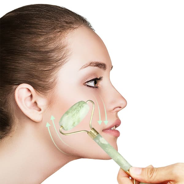 Facial Face Neck Jade Roller Massager