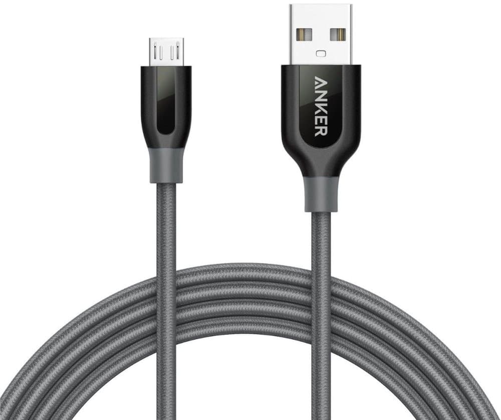 Anker PowerLine + MicroUSB med pose