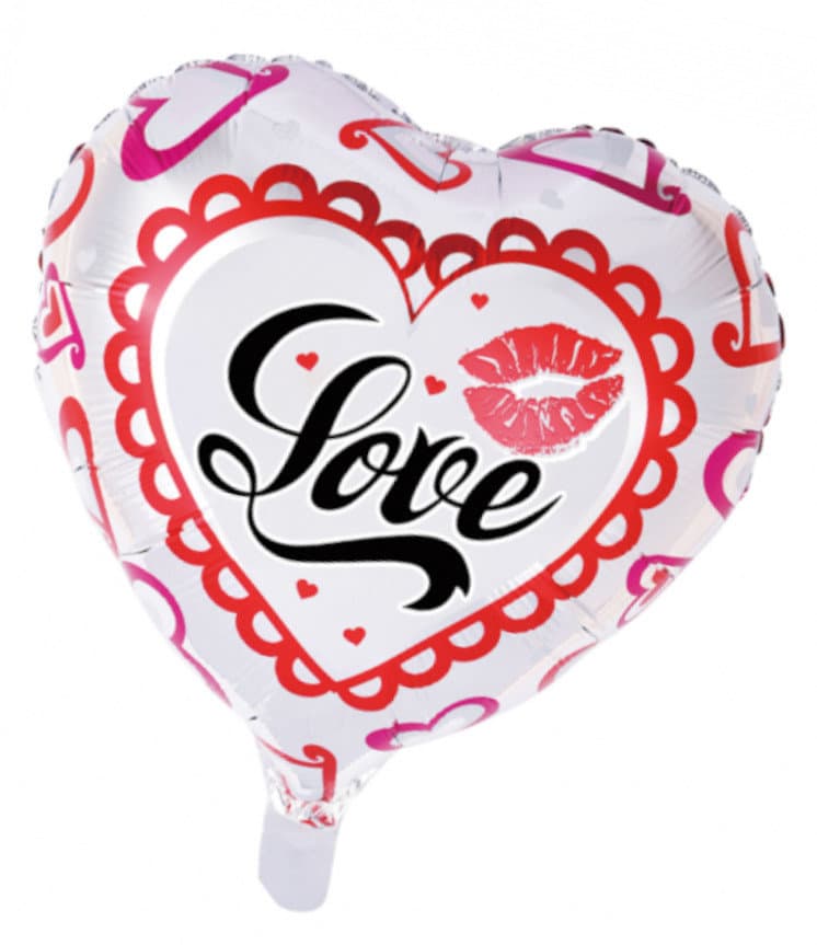 Folieballong Hjärta | Love | Valentine - 46 cm