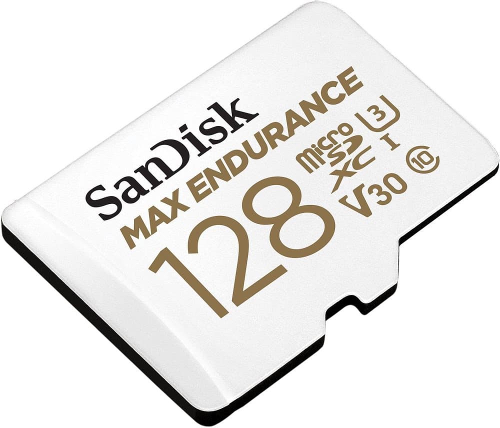 SANDISK Minneskort MicroSDXC 128GB Max Endurance med adapter