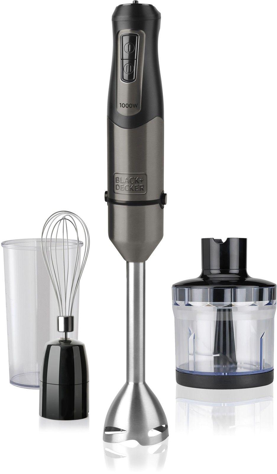 BLACK+DECKER Stavmixer Med Tillbehör 1000W